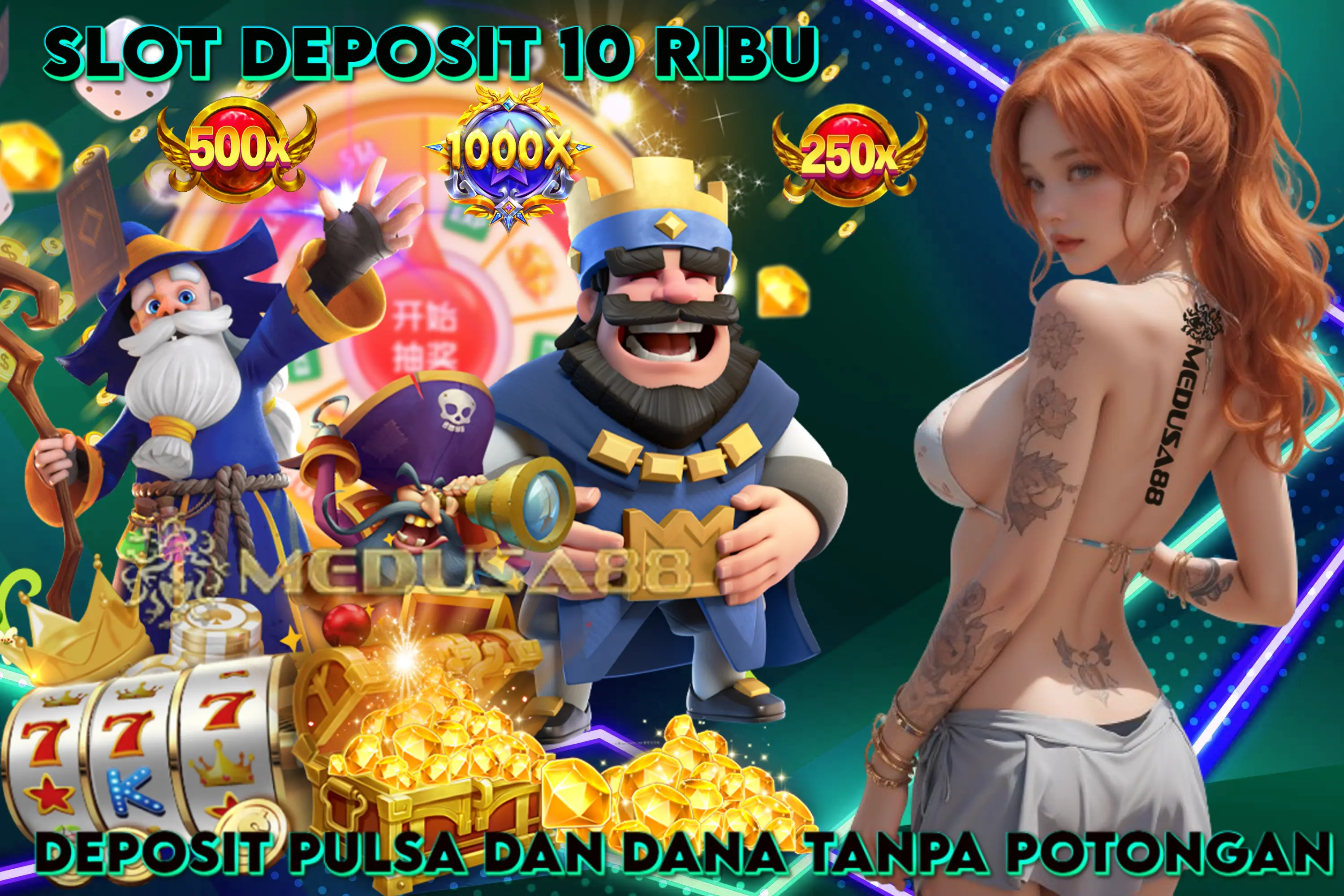 Daftar Situs Slot Deposit 10 Ribu Pulsa Dan Dan Tanpa Potongan Paling Gacor 2024